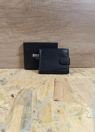 Мужской кожаный кошелек bretton 210 black edition6 фото