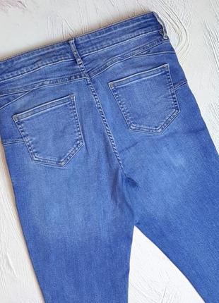 💝2+1=4 стильные зауженные синие джинсы скинни стрейч высокая посадка f&amp;f, размер 48 - 505 фото