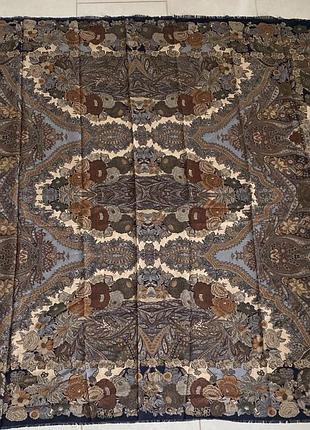 Шовк та шерсть велика хустина