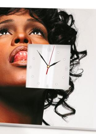 Настенные часы "уитни хьюстон. whitney houston" украшение интерьера для фанатов поп музыки, музыкант