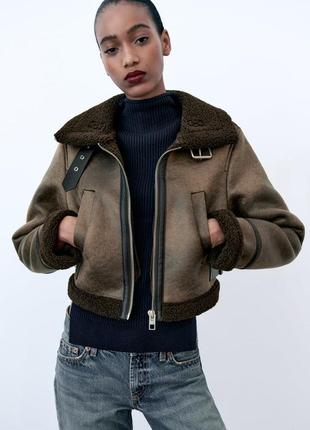 Новая дубленка zara4 фото