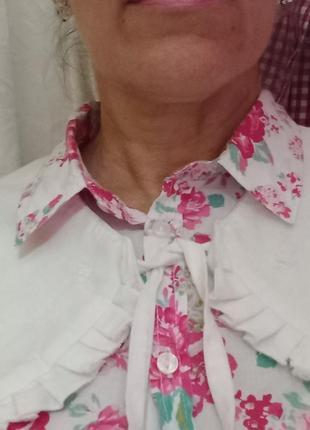 Набор из накладного воротничка и резинки для волос белого цвета в романтичном стиле 🌹❤