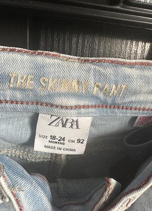 Джинсы для девочки zara 3
