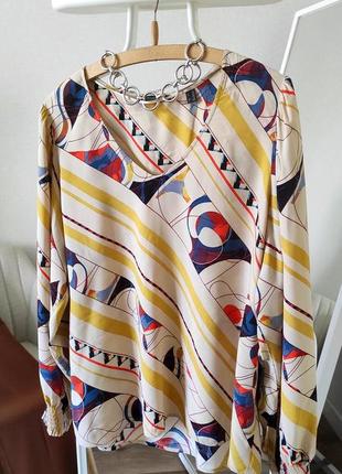 Женская блузка блуза принт6 фото