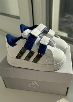 Adidas - grand court 2.0 shoes, нові дитячі кросівки, оригінал