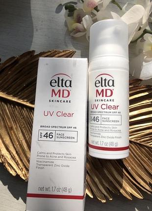 Ультралегкий сонцезахисний флюїд санскрін  spf 46 elta md uv clear