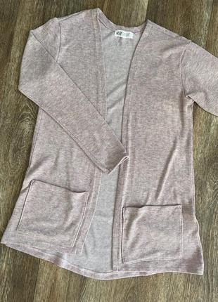 Кардиган/кофта з кишенями для дівчинки
