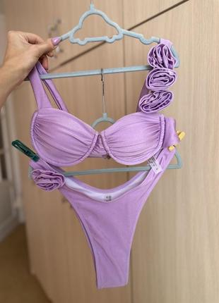 Новий дуже красивий купальник з квітами 🌸