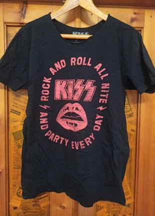 Футболка kiss розмір s/м