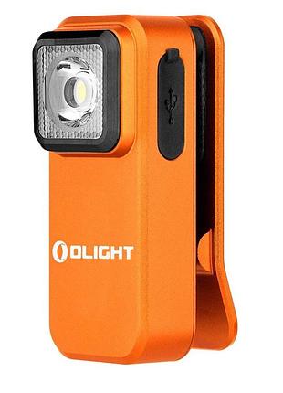 Фонарик клипса olight oclip orange, 300 lm