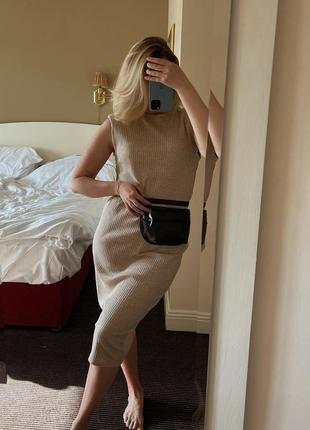 Сукня в рубчик zara
