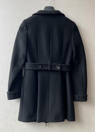 Чорне жіноче вовняне пальто ricco розмір хс