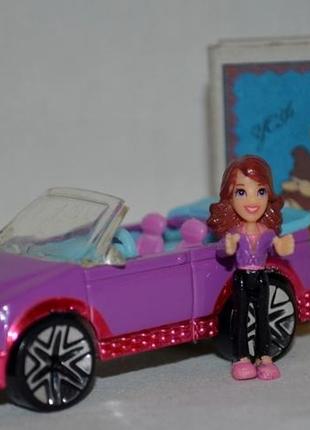 Набір мікро міні фігурки чоловічок з машинкою polly pocket mattel поллі покет