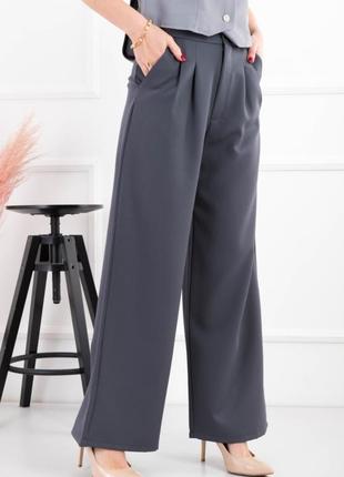 Жіночі класичні штани брюки палаццо весна літо1 фото