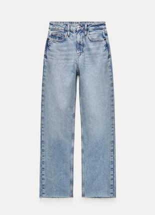 Джинсы zara прямые