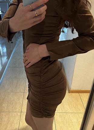 Фигурное платье zara 2