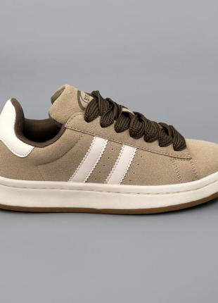 Кеды женские замшевые, бежевые, весна-осень, материал натуральная замша, размер 36 fw_001716