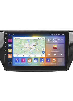 Штатная магнитола lesko для volkswagen touran iii 2015-н.в. экран 10" 4/64gb carplay 4g wi-fi gps prime