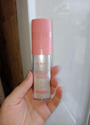 Уценка хайлайтер для лица рассыпчатый safi с спонжем