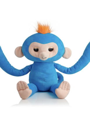 Мягкая интерактивная обезьянка-обнимашка борис, fingerlings