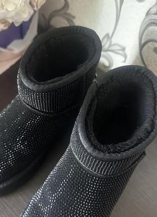 Угги со стразами