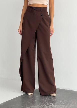 Брюки с запахом