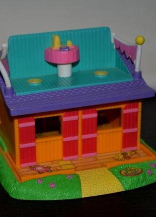 Будиночок будинок polly pocket bluebird маленький для маленьких ляльок з лялечкою в наборі