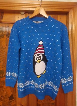 Новорічний, святковий светр, розмір м