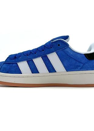 Adidas campus 00s blue/white3 фото