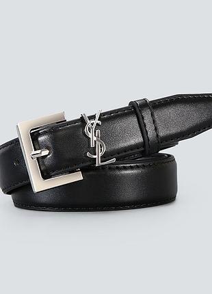 Жіночий шкіряний ремінь в стиле ysl yes laurent