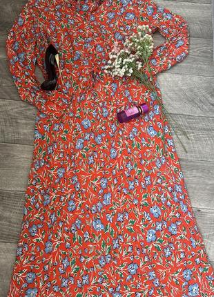 Платье цветочный принт hush