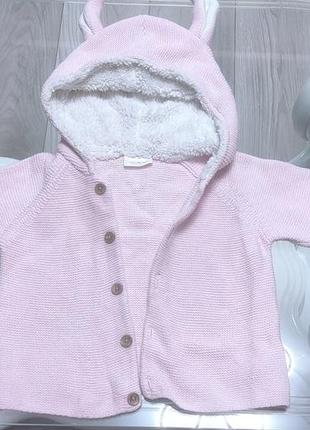 Красивая стильная кофточка на девочку, next 6-9 месяцев