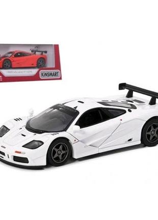 Машинка метал kinsmart kt5411w 1995 mclaren f1 gtr метал.інерц.відкр.дв.4кол.кор.