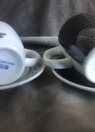 Набор чашек с блюдцем 80 мл 2 шт. english home
