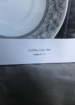 Набор чашек с блюдцем 80 мл 2 шт. english home
