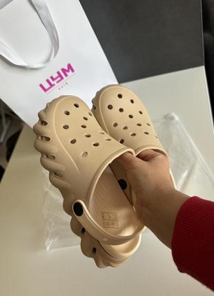 Сабо женские кроксы crocs не скользящая обувь с дырками