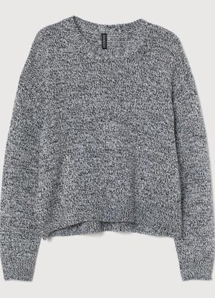 Женский черный, серый джемпер, лонгслив h&m в новом состоянии