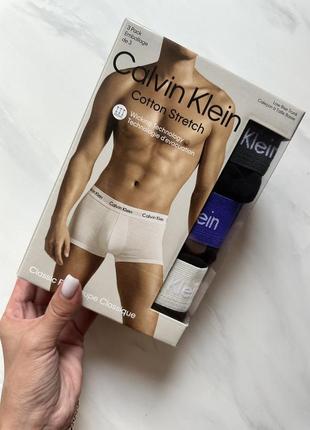 Мужской набор трусов боксеров Brązowy calvin klein оригинал