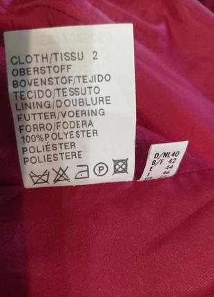 Корсет красного цвета, жаккардовый атлас и шифон