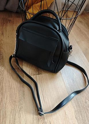Черная сумка под кожу