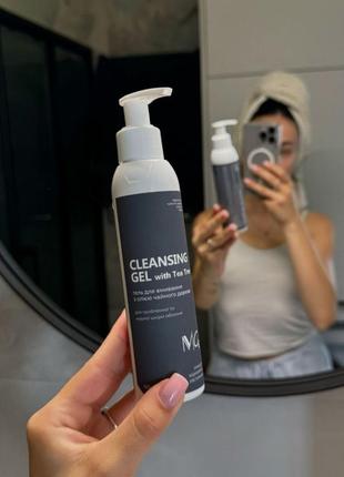 Гель для умывания проблемной кожи лица mg cleansing gel
