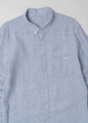 Adolfo dominguez linen shirt&nbsp;&nbsp;мужская рубашка3 фото
