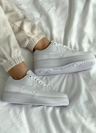 Женские кроссовки nike air force white7 фото