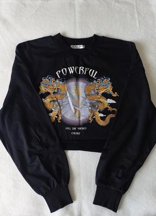 Вкорочений світшот від  бренду goldi