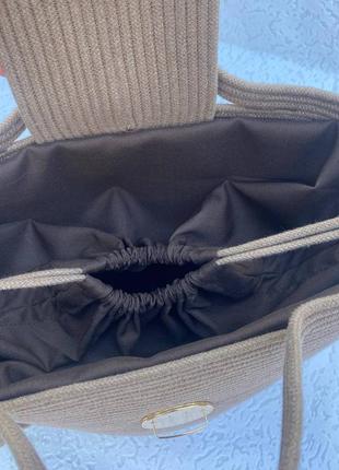 Сумка из хлопкового шнура