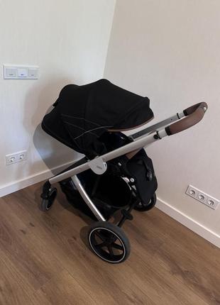 Коляска 2 в 1 cybex balios s denim / lavastone black