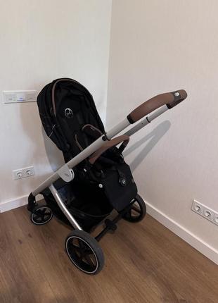 Коляска 2 в 1 cybex balios s denim / lavastone black