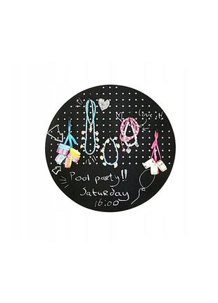 Пегборд, доска настенная для украшений и письма мелом lidl, органайзер ∅ 40 см