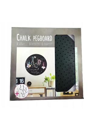 Пегборд, доска настенная для украшений и письма мелом lidl, органайзер ∅ 40 см