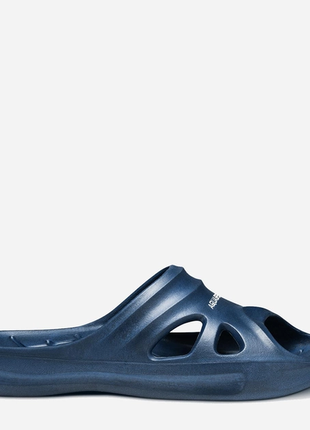 Шльопанці aqua speed, унісекс, темно-сині, з перфораціею, розмір 40 (26 см), нові (з біркою).2 фото